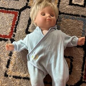 Soft Light Blue Baby (Jack) One-Piece Sleep Suit